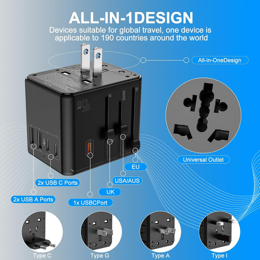 Universal Travel Adapter International Power Plug Converter