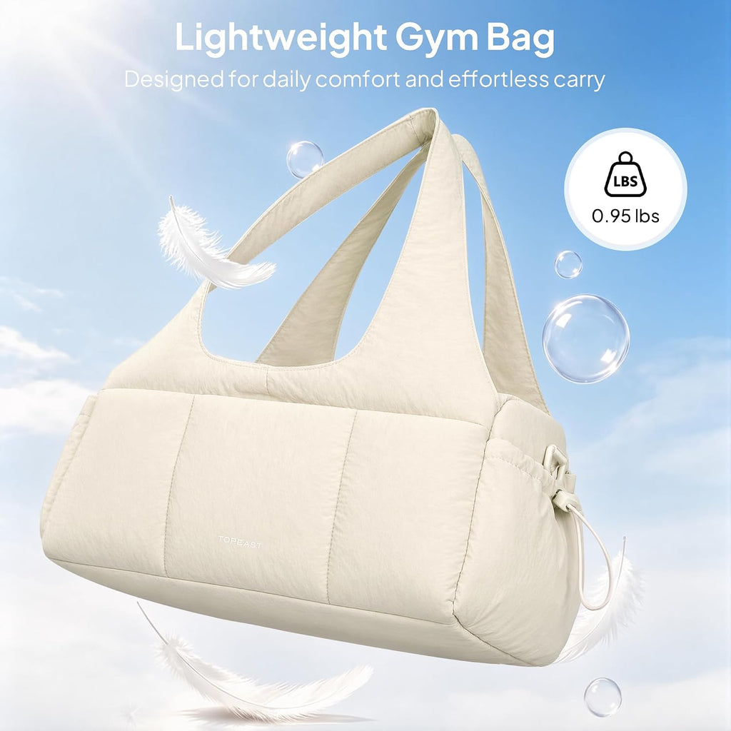 TOPEAST Gym Bag for Women with Yoga Mat Holder Mini Gym Bags Sports Dance Workout Yoga Bag
