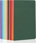 ZCZN 12 Pack Colorful Blank Notebooks Bulk, A5 Journals with 12 Colors, 60 Pages/30 Sheets, 8.3x5.5 Inch, Plain Paper, Travel Writing Journal Notebooks for Work & School