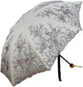 Foldable Lace Sun Parasol UPF 50+ UV Protection Flower Embroidery Vintage Umbrella