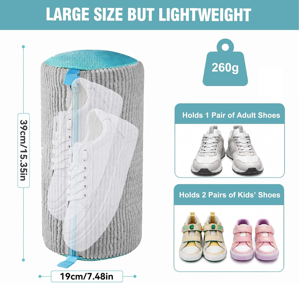 Shoe Washing Machine Bag, Shoe Laundry Bag for Washer and Dryer