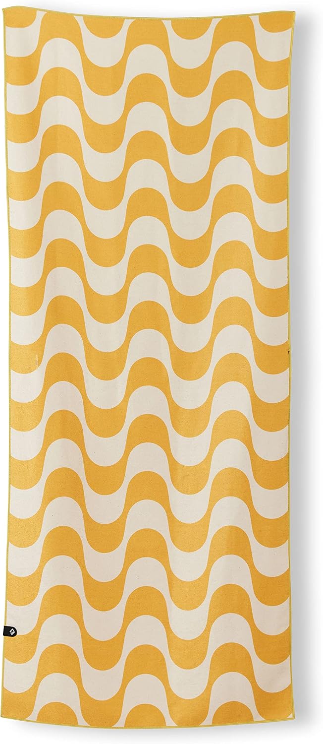 Nomadix Original Towel - Perfect for Beach, Pool, Travel, Camping, Yoga - Made with Recycled Materials - Super Absorbent - Sand Resistant (Copacabana Mango)
