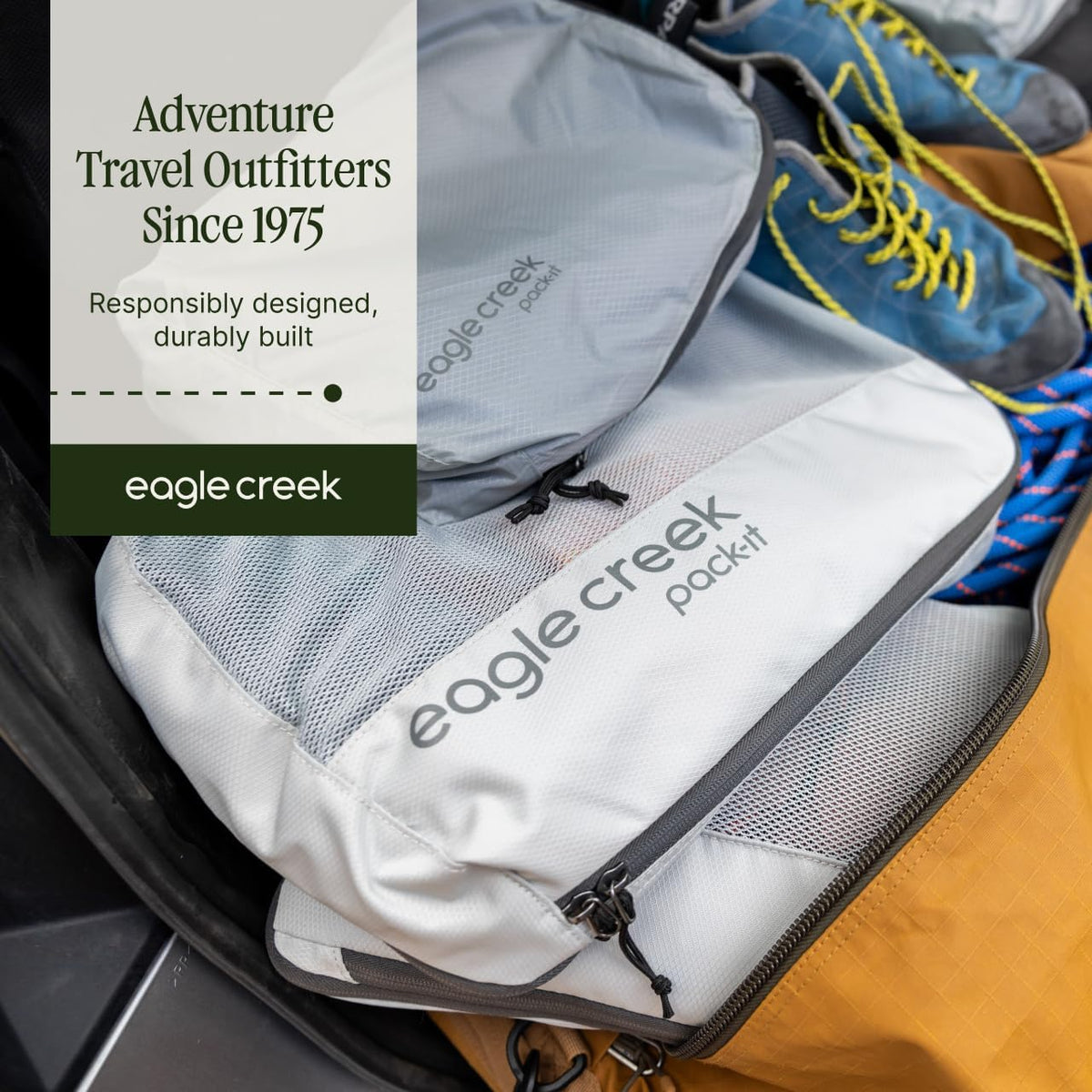 Eagle Creek Pack-It Reveal Cube Set, XS/S/M, Storm Grey