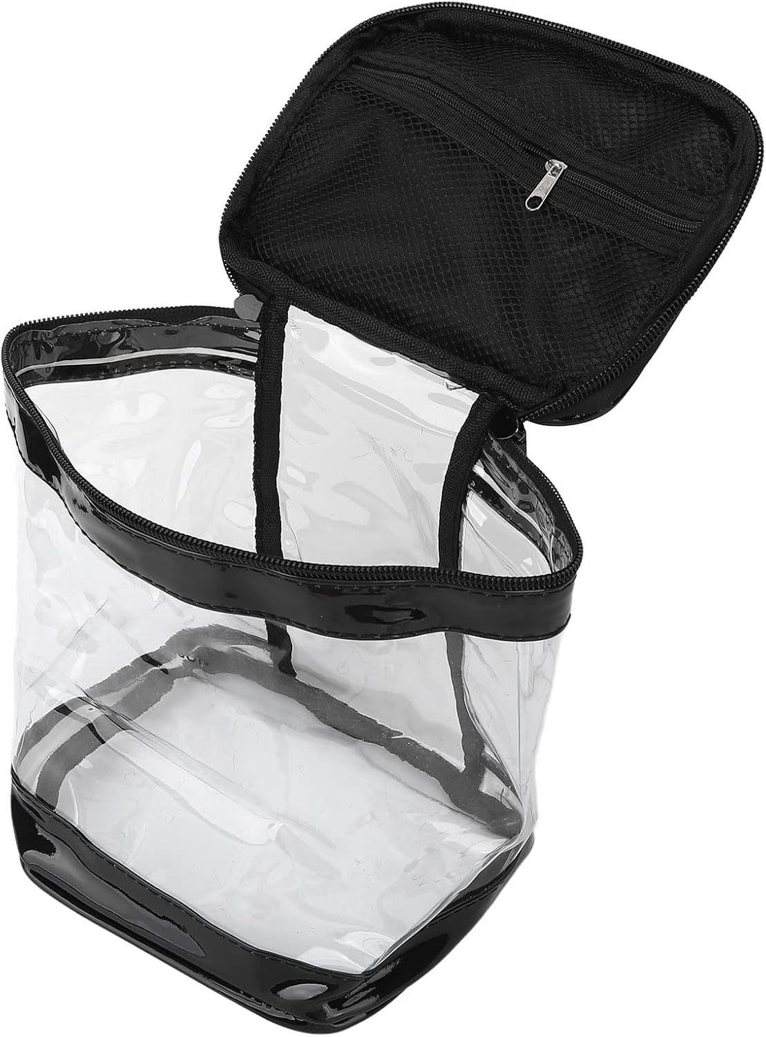 Clear Toiletry Bag, Thick Transparent PVC Travel Organizer