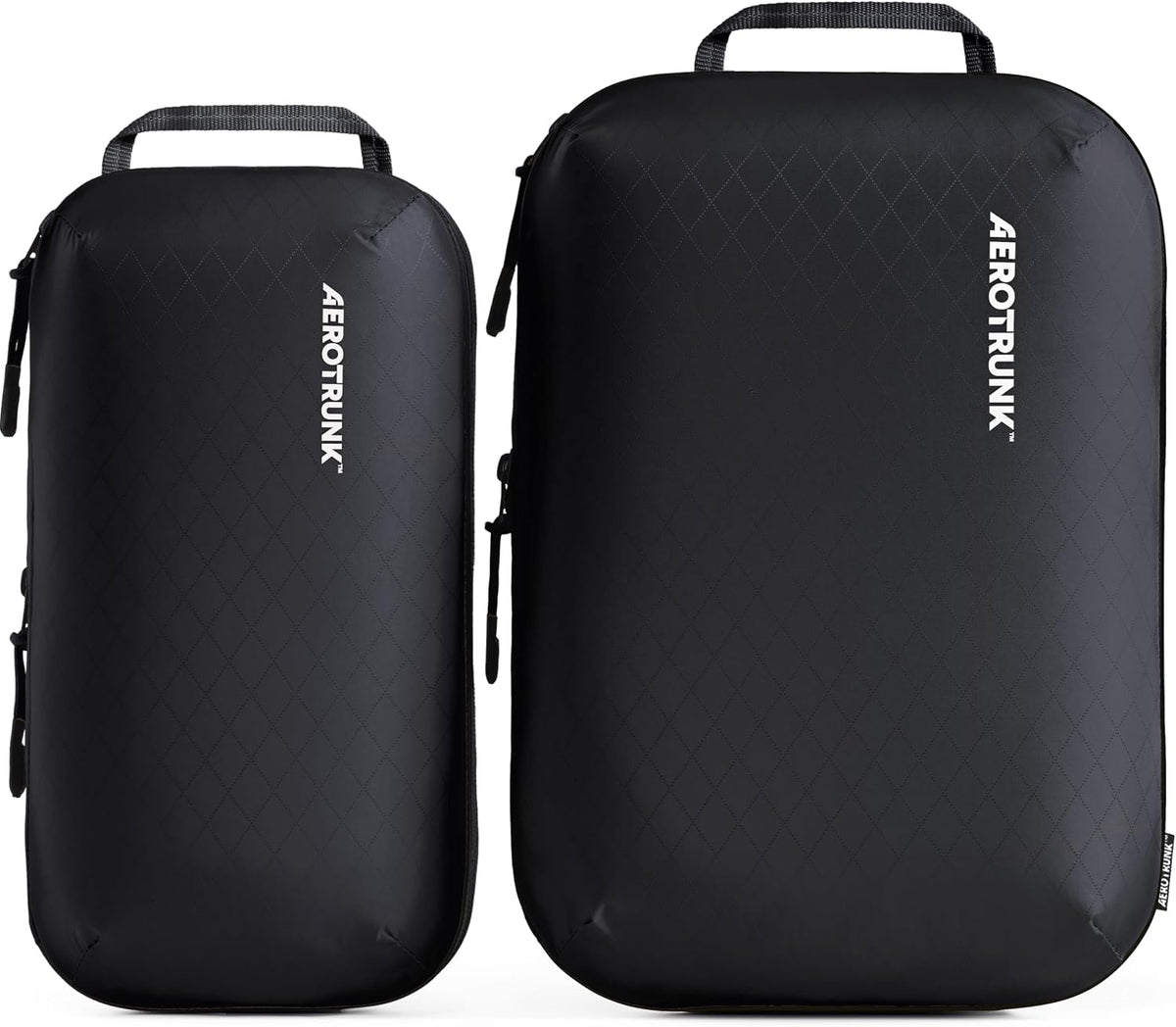 Aerotrunk Ultralight Compression Packing Cubes for Travel, 3-Pack, Black