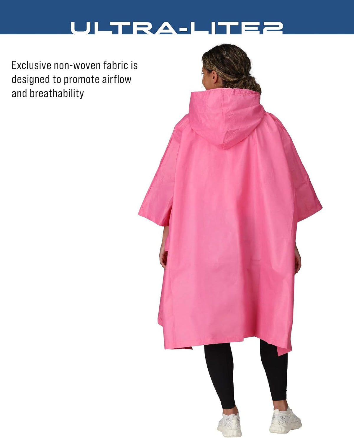 FROGG TOGGS Ultra-lite2 Waterproof Rain Poncho, Breathable and Reusable