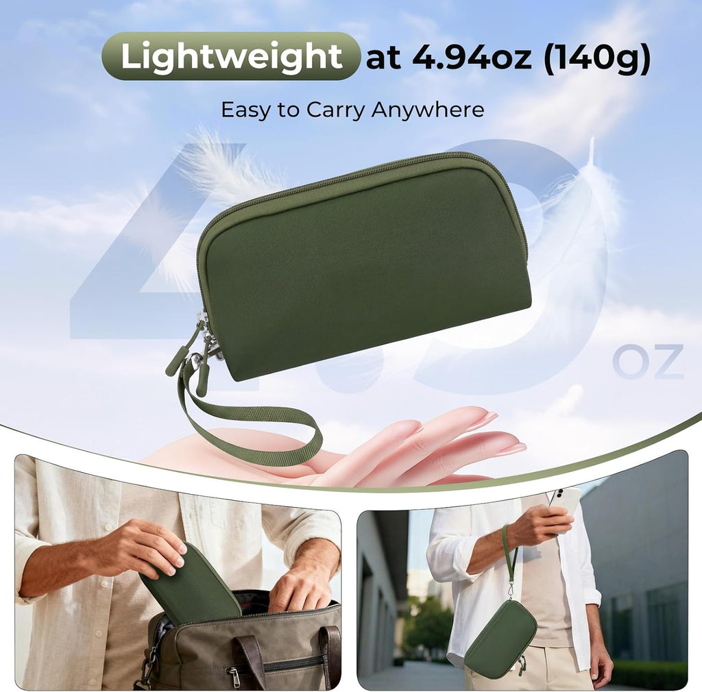FYY Travel Cable Organizer - 8 Compartments, Lightweight, Water Repellent