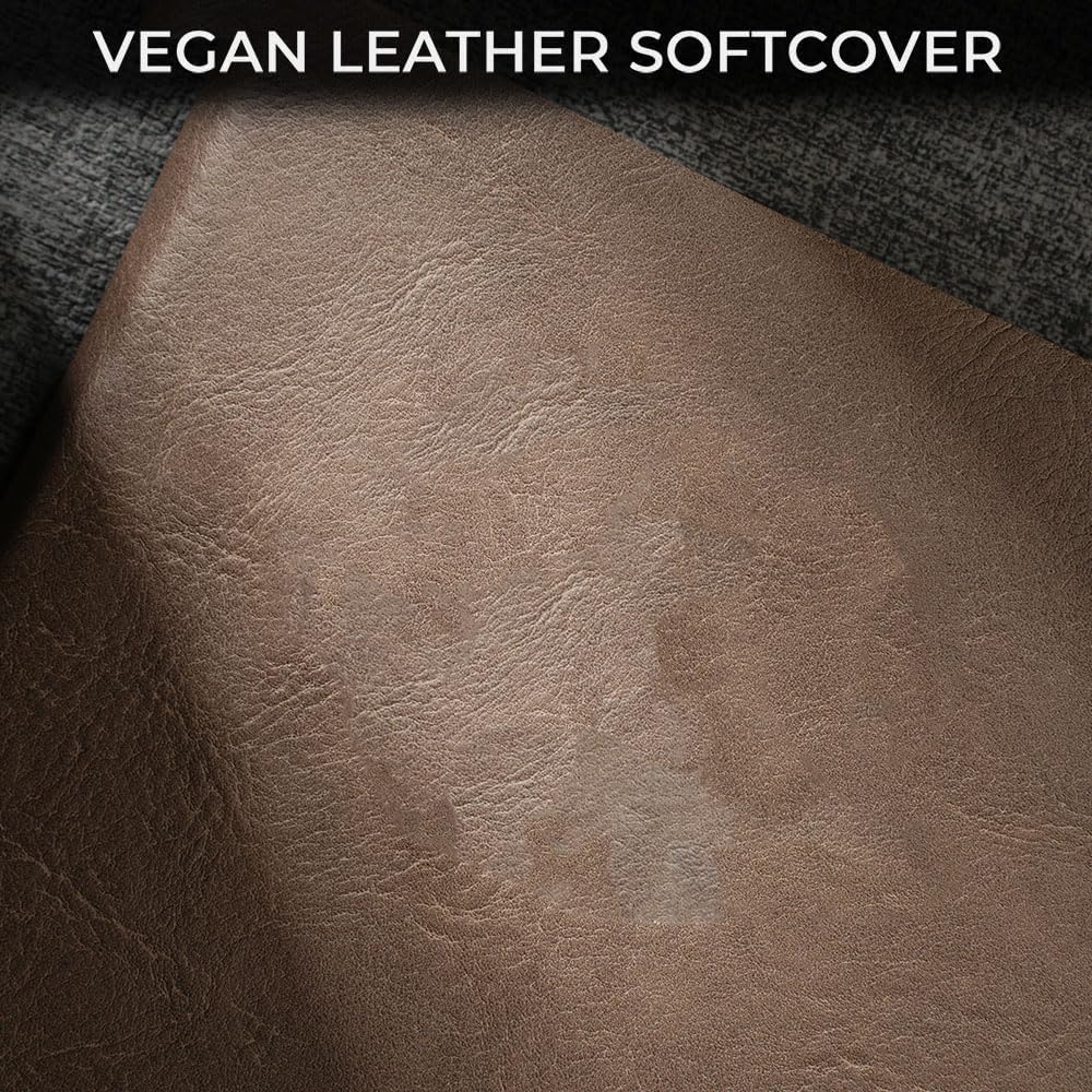 Leather Journal Notebook for Women Men - Soft Cover Lined Journals for Writing, Journaling, Travel, Diary & Bible, Work & Daily, A5 (Grey)