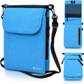 RFID Blocking Passport Holder for Travel Women Wallet Suit Single & Couples, Travel Essentials Neck Wallet with Adjustable Strap and Multi-Pocket Document Organizer Men for International Travelers
