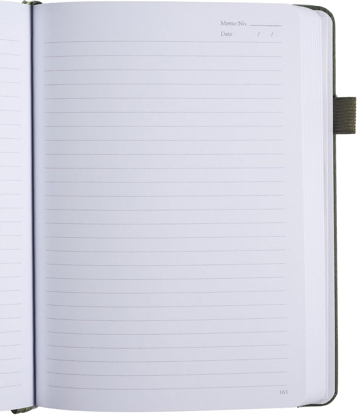 TIEFOSSI Lined Notebook, 100gsm Thick Paper, Hardcover College Ruled Journals for Women Men, 320 Numbered pages, for Travel, School and Office Use