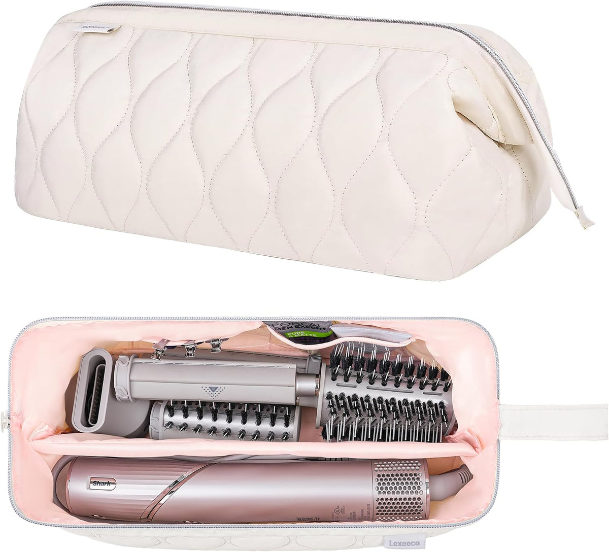 Lexeeco Dyson Airwrap Travel Case for Shark Flex Style Fusion Hair Dryer