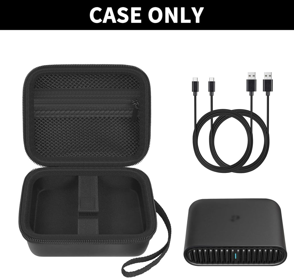 Travel Router Case for TP-Link Ultra-Portable Wi-Fi 6 AX1500 AX3000m,Black