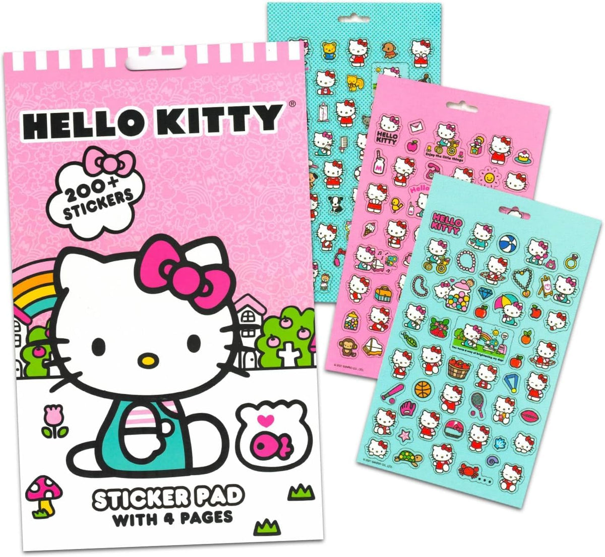 SANRIO Kuromi Neck Pillow and Blanket Set - Bundle Kuromi Travel Neck Pillow, Kuromi Fleece Blanket, Stickers, More | Kuromi Travel Accessories