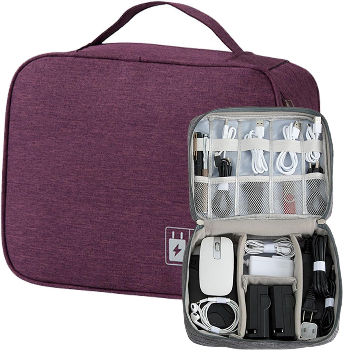 Organizer Case Small Electronic Devices USB Charger Accessories Mouse Phone Cable SD Power Bank Earphone