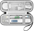 Toothbrush Travel Case Compatible with Oral-B Pro 1000 3000 5000 7000 7500 9600/ for Philips/for Sonicare/for ProtectiveClean 4100 5100 6500 7500 Electric Toothbrush (Only Case-Black/Gray)
