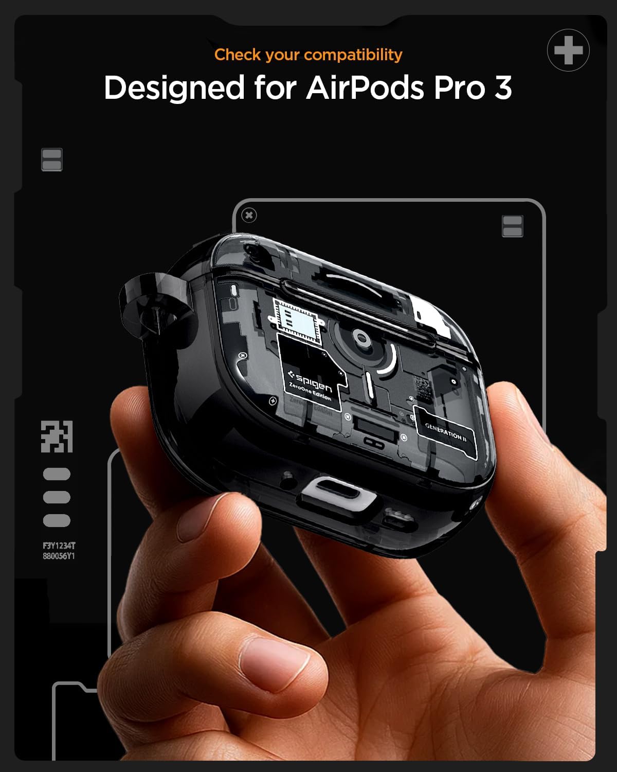 Spigen Ultra Hybrid MagFit Case Designed for AirPods Pro 3 Case (2025)