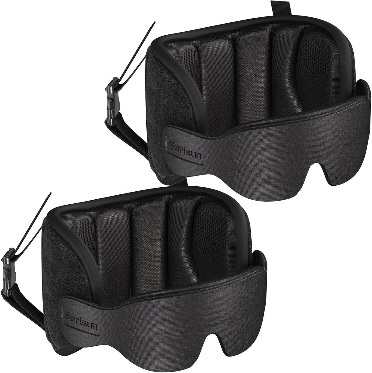 SARISUN Travel Pillows for Airplanes, 360° Stable Support for Sleep, 2pcs