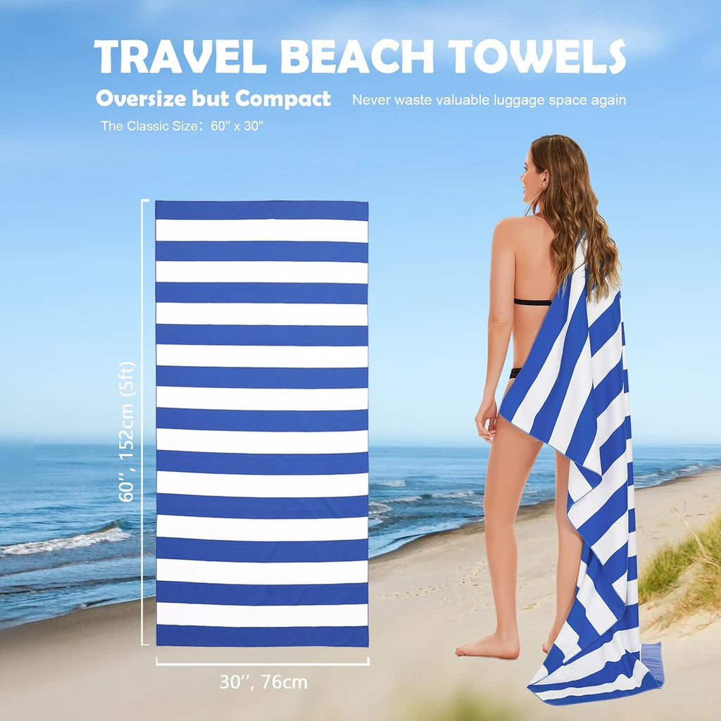 Your Choice Microfiber Beach Towel Sand-Free Quick Dry (67"x35"/60"x30")