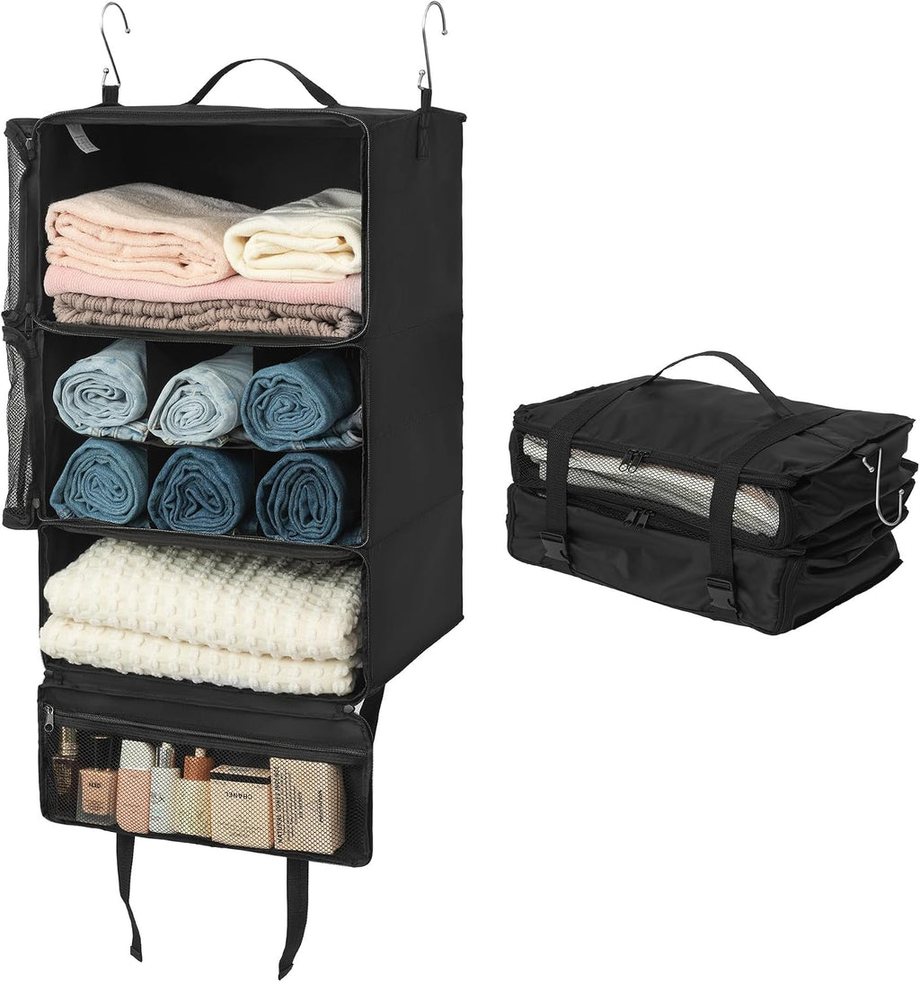 GRANNY SAYS Hanging Packing Cubes, Hanging Suitcase Organizer, XXL-Black