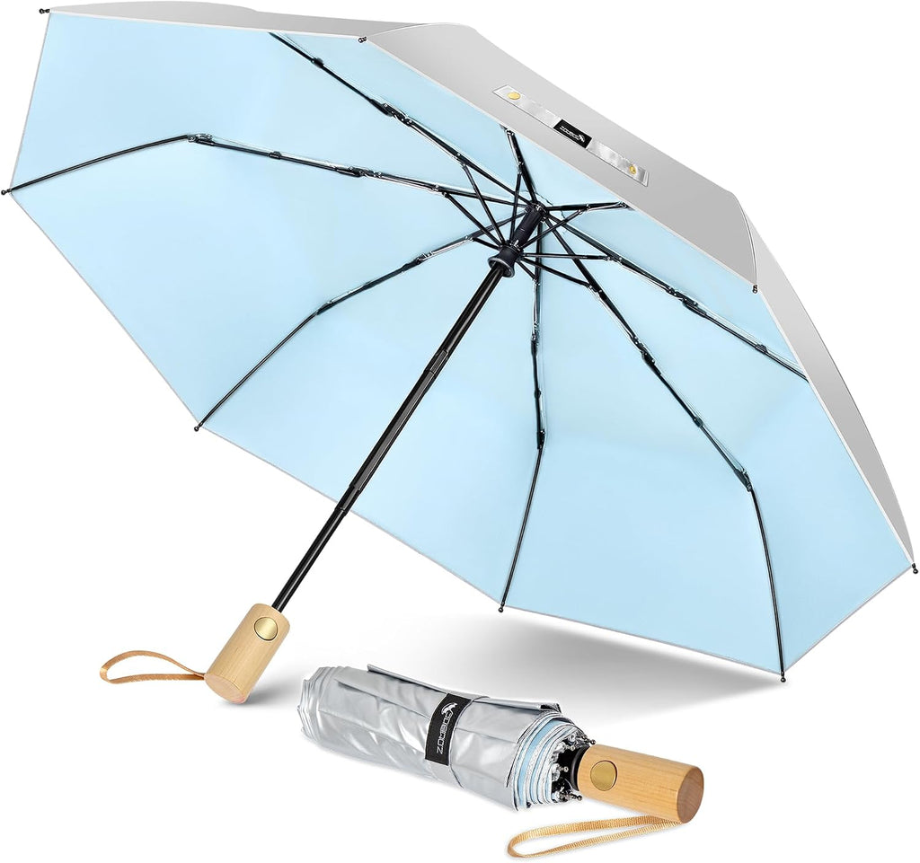 ZOMAKE UV Umbrella for Sun Protection Travel 43/46 Inch