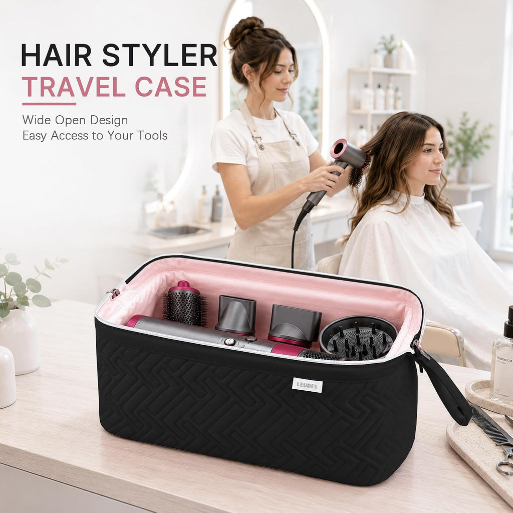 Leudes Hair Dryer Tools Travel Bag for Shark Flex Style Case Air Wrap