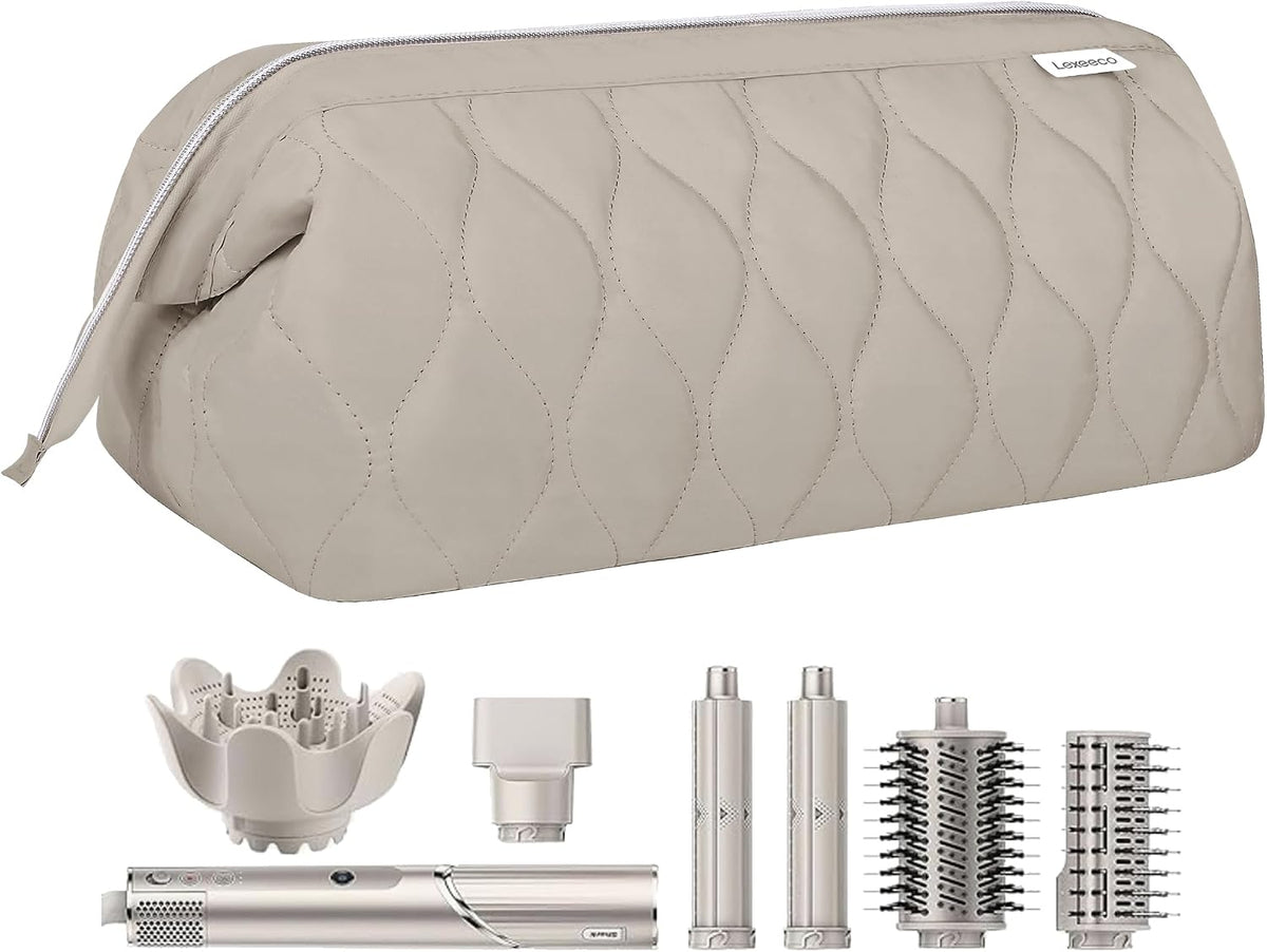 Lexeeco Dyson Airwrap Travel Case for Shark Flex Style Fusion Hair Dryer