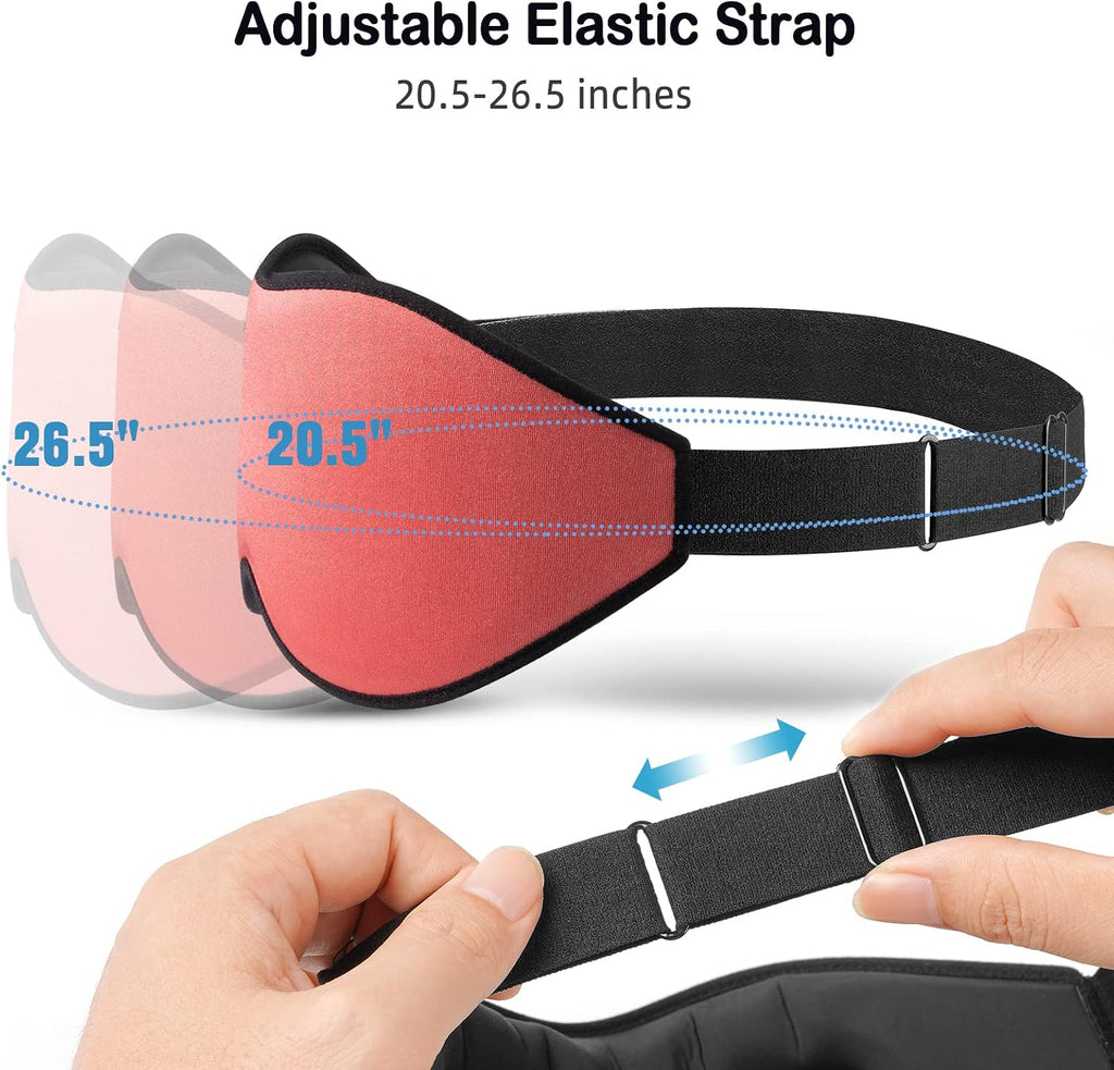 LitBear Sleep Mask for Side Sleeper Women Men, Eye Mask for Sleeping