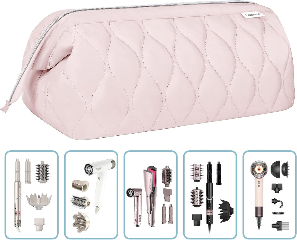 Lexeeco Dyson Airwrap Travel Case for Shark Flex Style Fusion Hair Dryer
