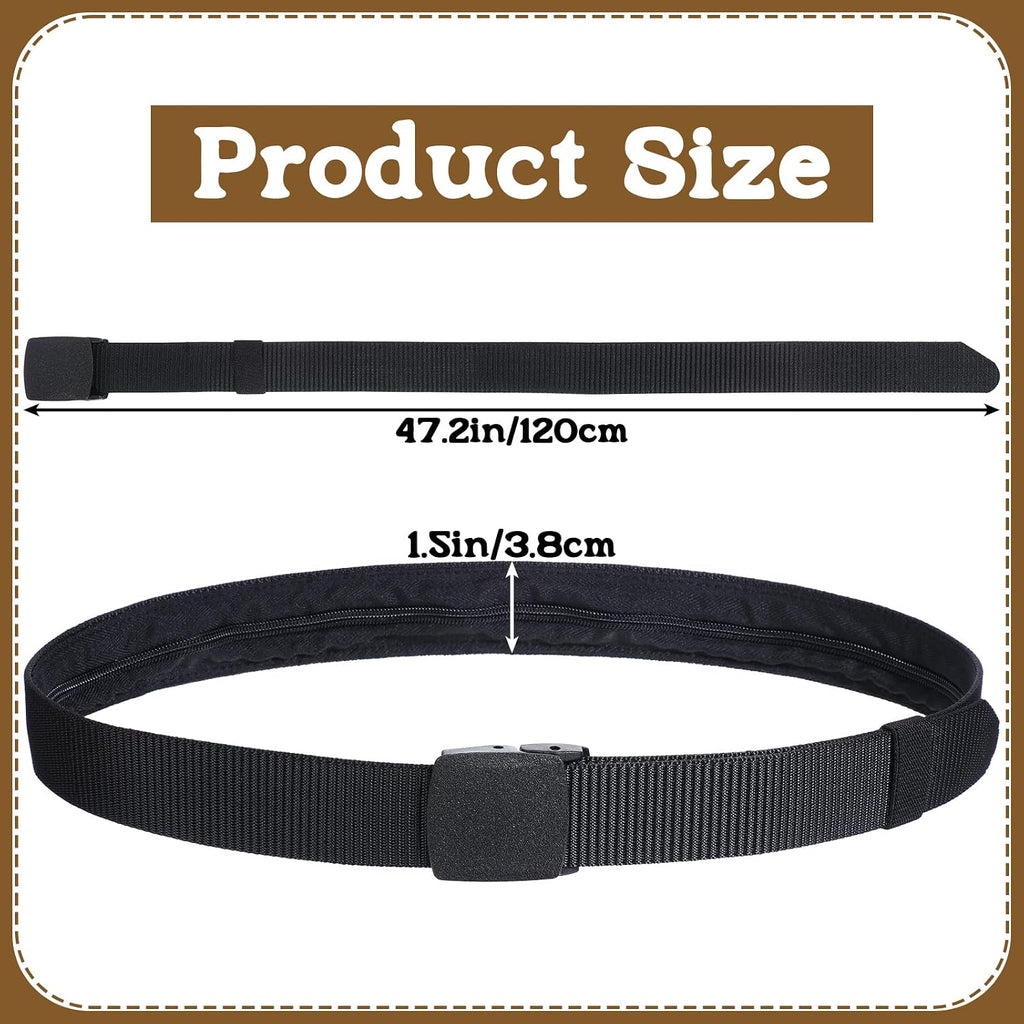 ElevateTech Travel Money Belt, Hidden Money Pouch Security Waist Wallet