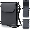 RFID Blocking Passport Holder for Travel Women Wallet Suit Single & Couples, Travel Essentials Neck Wallet with Adjustable Strap and Multi-Pocket Document Organizer Men for International Travelers