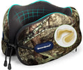 Travel Car Airplane Neck Pillow - Memory Foam Head Rest Support Traveling Essentials - Sleeping Neck Cushion Pillows for Adult Kids - Long Flight Air Accessories Gift for Women - A02 Mossy Oak