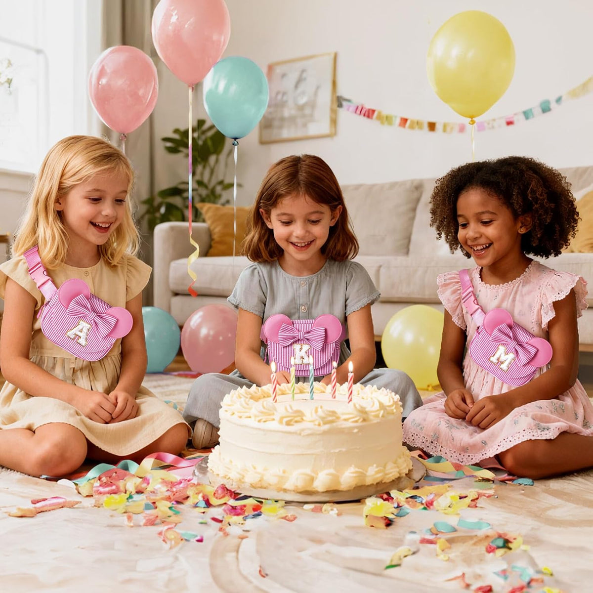 Birthday Gifts for 4 5 6 7 8 9 Year Old Girls Kid Fanny Pack Pink R