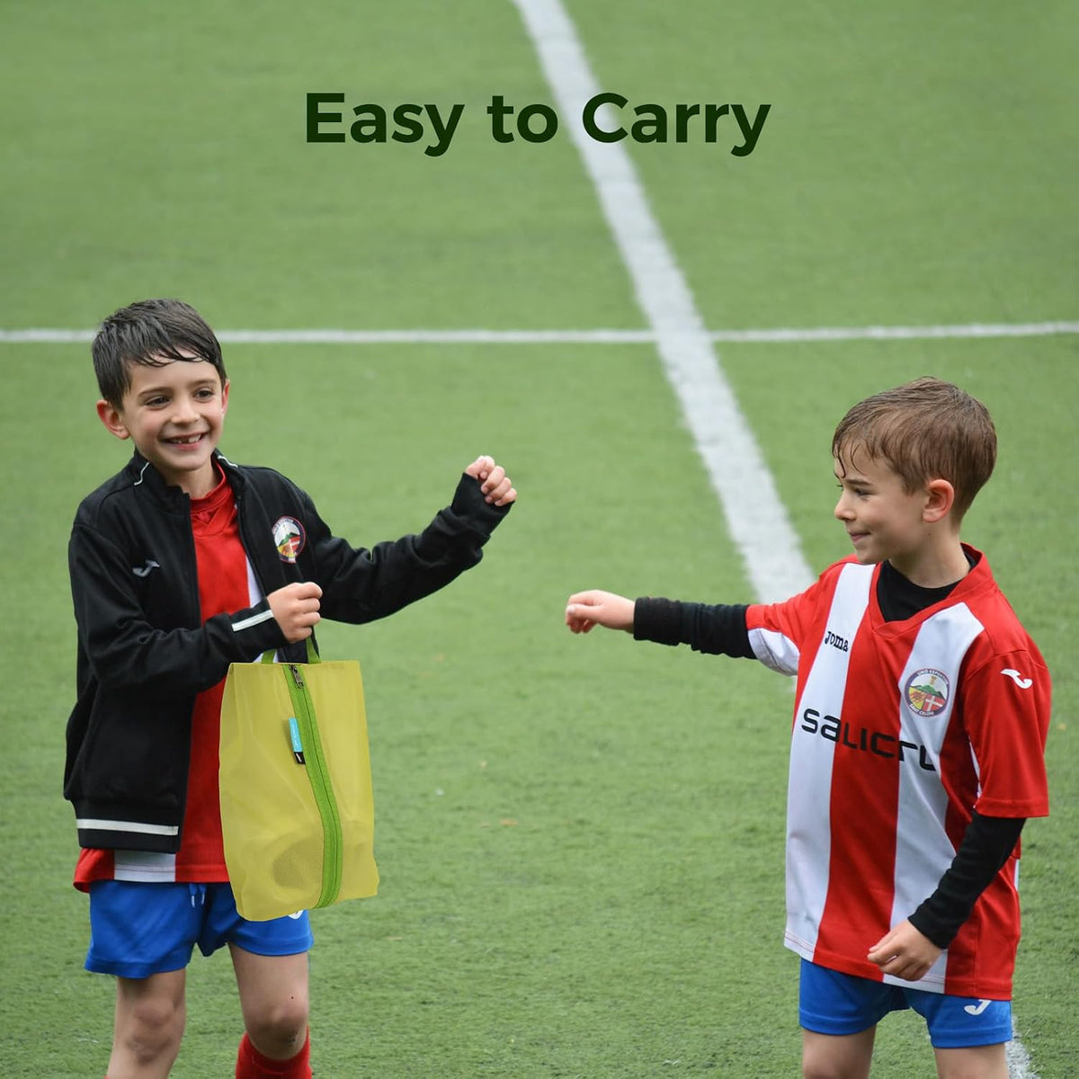 pack all Kids Shoe Bag for Travel, Water-Resistant Shoe Pouch for Sports