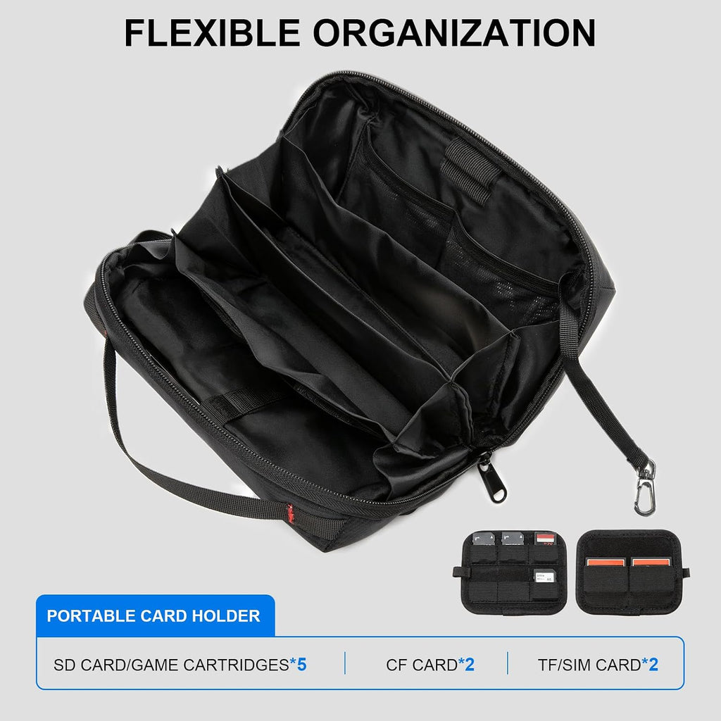 Electronics Organizer Travel Case, Cable Organizer Bags & Cases