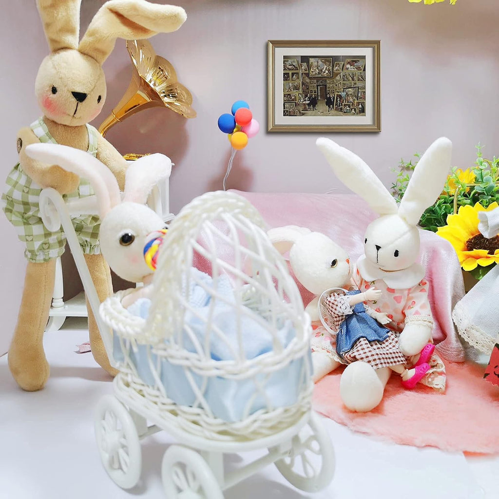 DIY Bunny Sewing Craft Kit, Handmade Fabric Project with Instructions