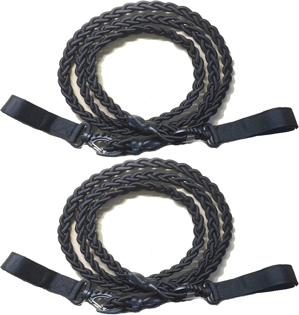 2 Pack Tri-Braided Cord Clothes Line Clothes Drying Rope Travel Clothesline Windproof Clothes Line for Longer Trips Where You Need to do Laundry in Your Room or Camping - No Hanger Needed