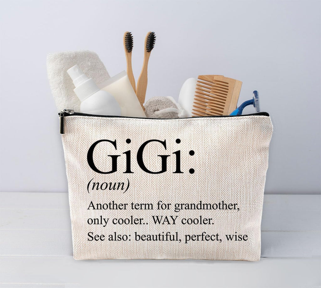 Sufamb Gigi Grandma Makeup Bag - Gigi Gifts for Grandma's Birthday or Mother's Day