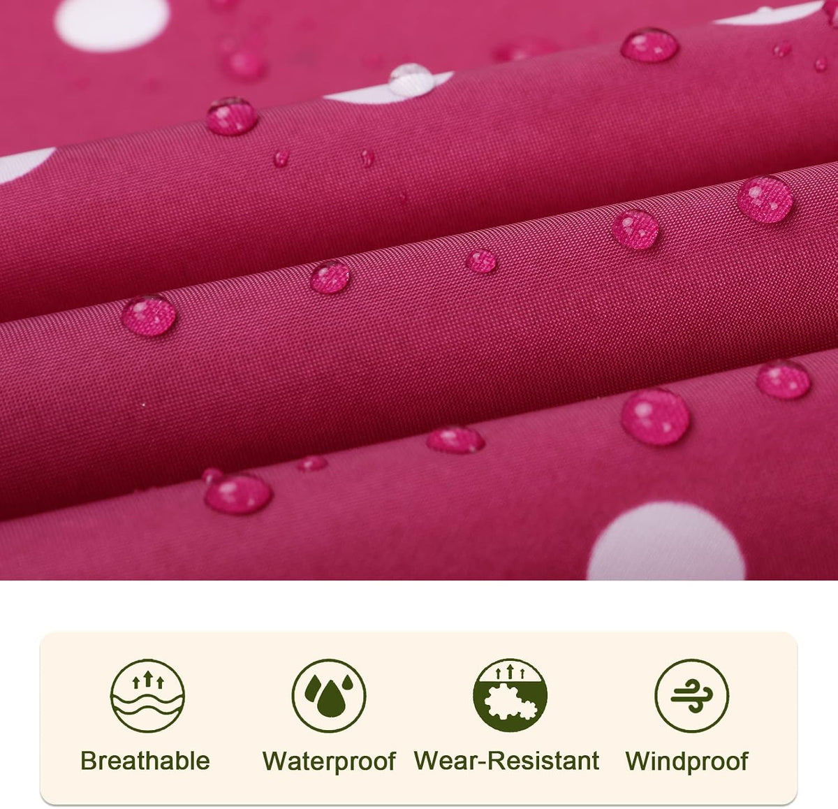 SaphiRose Adult Rain Poncho Waterproof Hooded Zipper Raincoat with Pockets