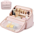 LOVEVOOK Travel Makeup Bag for Women, Puffy Toiletry Bag for Traveling