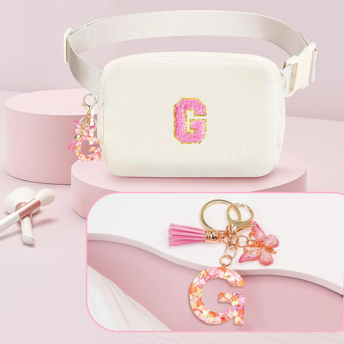 Christmas Birthday Gifts for Girls kids Initial Gift for 4-13 Teens (G)