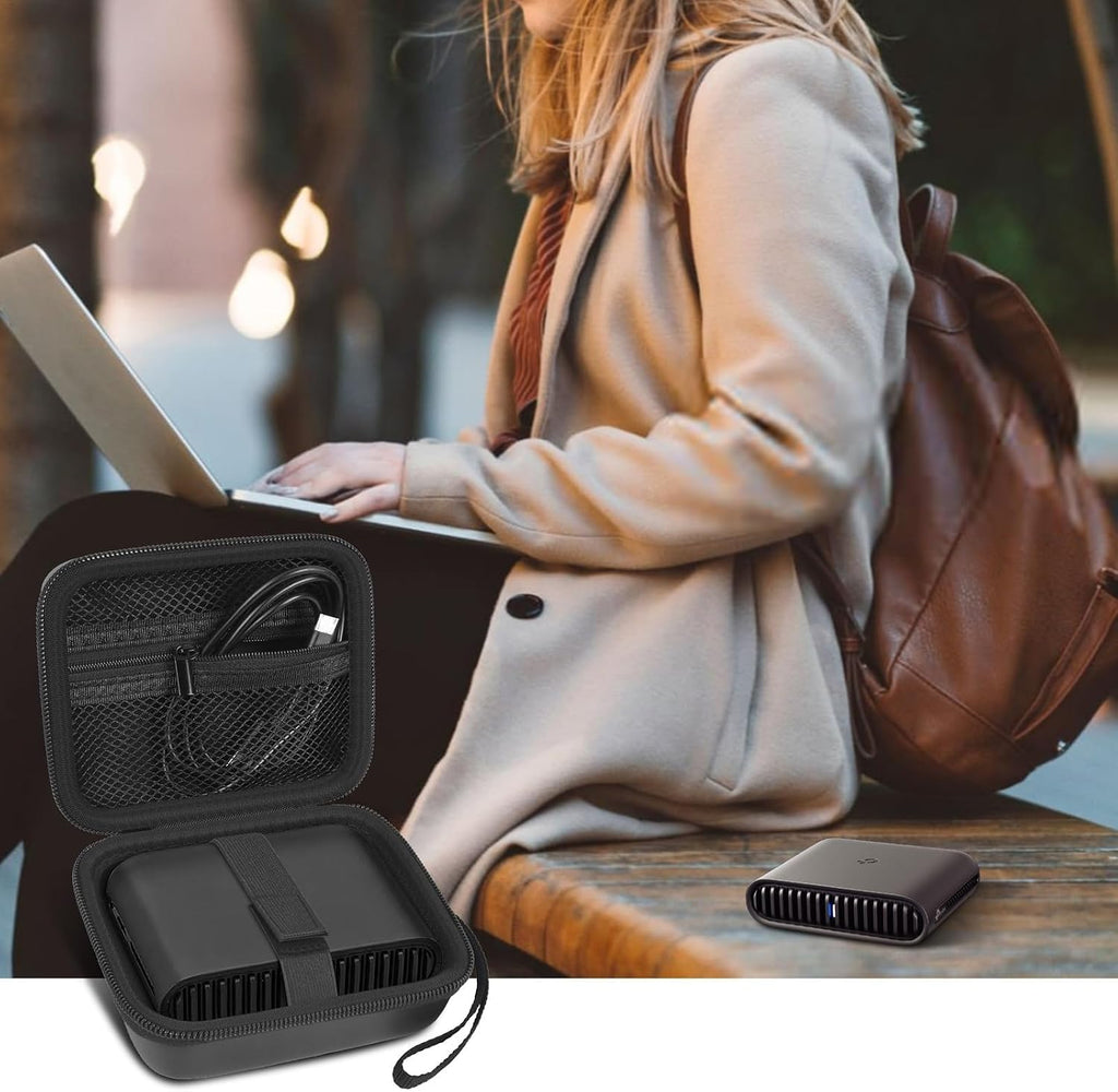 Travel Router Case for TP-Link Ultra-Portable Wi-Fi 6 AX1500 AX3000m,Black