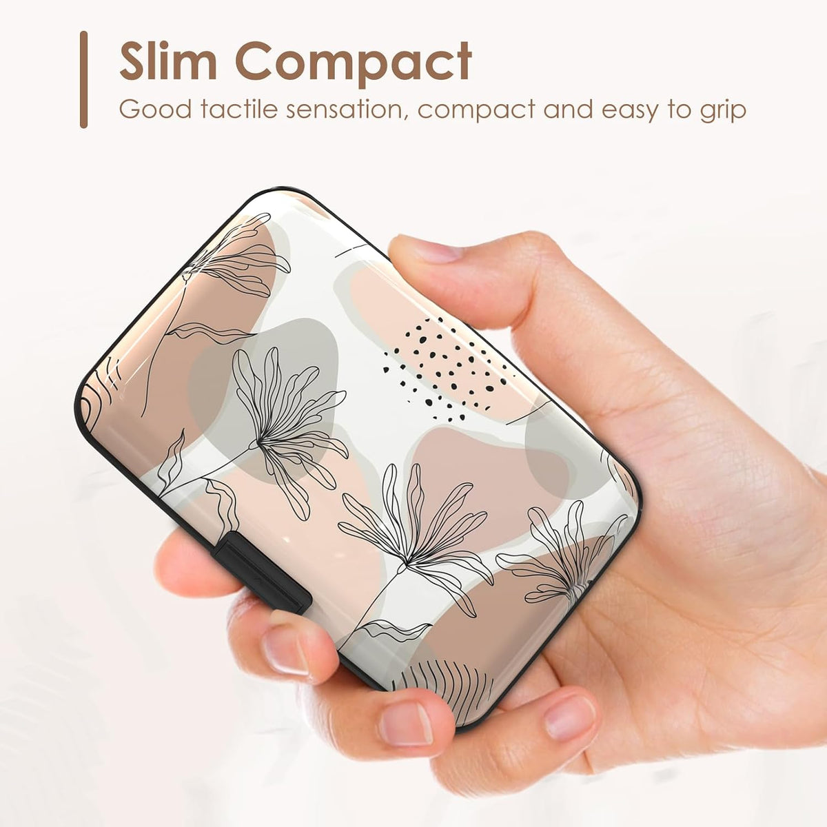 RFID Blocking Credit Cards Holder Mini Metal Business Card Case