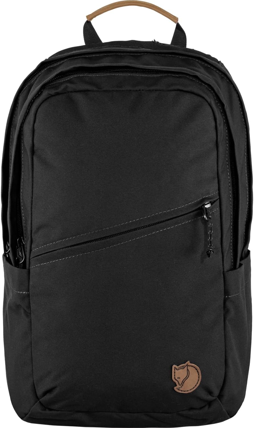 Fjällräven Raven 20 Backpack - Multi-Pocket Organization, Padded Support, Durable Fabric - Commuting, Travel, Black