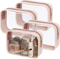 PACKISM Clear Makeup Bag Foldable - TSA Approved Toiletry Bag for Travel