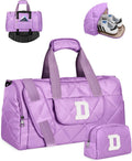 Elilier Teen Girl Gifts Trendy Stuff, Girls Duffle Bag, Letter D