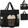 miss fong Mesh Beach Bag - Beach Bags for Women Pool Bag Swim Bag – 2-in-1 Waterproof Beach Tote Bag Wet/Dry Separation
