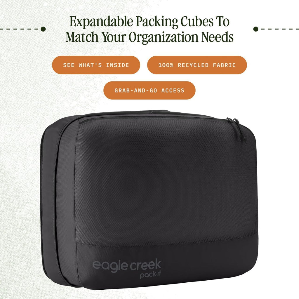 Eagle Creek Pack-It Reveal Expansion Cube, Large, Black