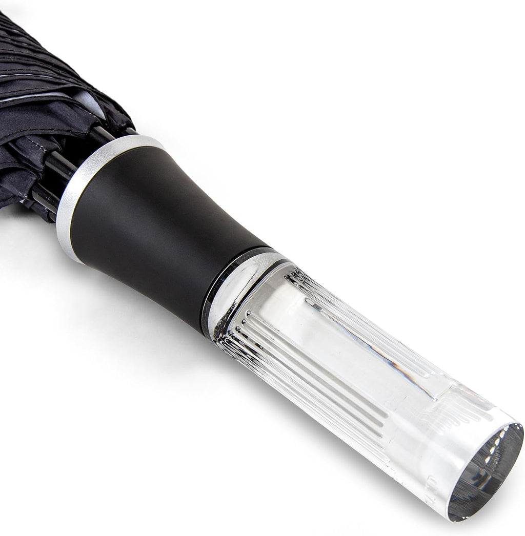 ShedRain x Aviation Gin Golf Umbrella, Black Graphic Stick Umbrella