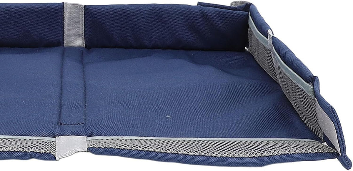 Travel Tray Cover, Foldable Polyester Organizer, 15.35 Inch (Dark