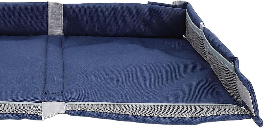 Foldable Travel Tray Cover, 15 X 10 X 2 in, Polyester Fiber (Dark Blue)